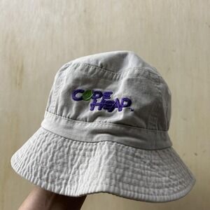 Vintage Luna Pier Hat Bucket Mens One Size Beige Breathable Packable Lightweight